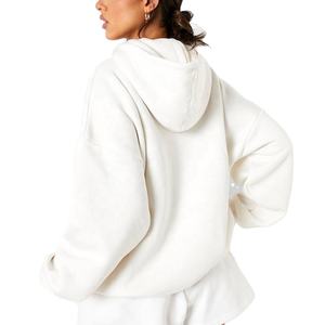 Sudadera con capucha personalizada Unisex 2 piezas Conjunto sudadera y pantalones de chándal polar algodón hombres sudaderas con capucha conjunto para mujer 2026 - Product Image 3