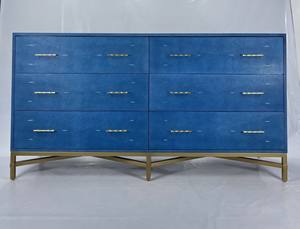 Modern Minimalist Extendable <b>Foldable</b> Convertible Bedroom Nightstands Faux Shagreen Hotel Bedside Furniture for Warehouse Use - Product Image 5