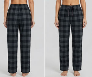 <b>Men's</b> Summer Casual <b>Flannel</b> Shorts 100% Cotton Breathable Lightweight Drawstring Bottom <b>Pajamas</b> - Product Image 4