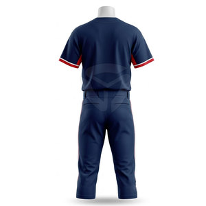 <b>Athletic</b> Baseball Jersey and Pants Uniform for Men Premium Performance Fabric Team Sportswear for Everyday Baseball Use - Product Image 2