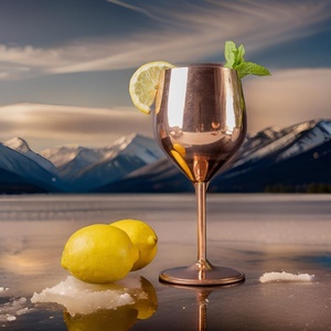 Grand bol en cuivre, verre à vin profond en cuivre, gobelet en cuivre, grand bol en cuivre, verre à vin en cuivre, bol incurvé en cuivre, gobelet élégant en cuivre - Product Image 3