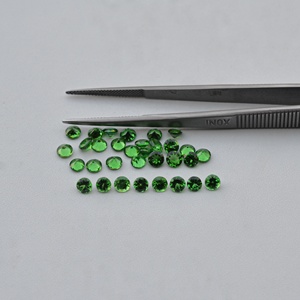 Best Selling 2.5mm Natural Tsavorite Faceted Green Gemstone Calibrated Loose for <b>Ring</b> Pendant Jewelry for DIY Accessories - Product Image 1