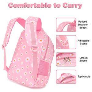 Sacs d'école personnalisés robustes et durables pour enfants, avec tissu imperméable léger et bretelles confortables pour garçons et filles. - Product Image 4