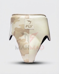 Brand New Professional Fly Leather <b>Boxing</b> <b>Gloves</b> Head Groin Protector Set <b>White</b> & Desert Camo Fly <b>Boxing</b> Sparring set - Product Image 3