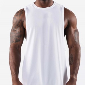 Nuevo Modelo 2026 OEM Camiseta sin Mangas para Hombre, Color Verde Oliva, Cuello Redondo, Tejido Liso, Informal, con Logotipo Personalizado, Secado Rápido - Product Image 1