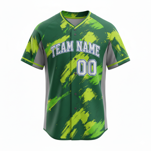 เสื้อเบสบอลทีมผู้ใหญ่แบบพิมพ์ลาย ระบายอากาศได้ดี คุณภาพสูง ปรับแต่งได้ ผลิตจากโพลีเอสเตอร์ 100% แห้งเร็ว คอวี ออกแบบมาเพื่อการเล่นกีฬา - Product Image 3