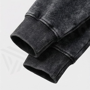 Survêtement de course athlétique décontracté pour homme avec fermeture éclair intégrale, pantalon de survêtement évasé personnalisé, imprimé uni, couleur personnalisable - Product Image 6