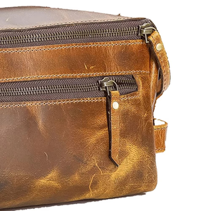 Bolsa de Aseo Vintage de Gran Capacidad con Cierre de Cremallera, Diseño de Letras en Poliéster, Resistente al Agua, para Viajes, para Hombre - Product Image 5