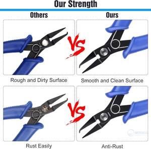 2 Piece Stainless Steel <b>Split</b> <b>Ring</b> Pliers Set for Jewelry Making Jump <b>Ring</b> Opening Tool for Key Chain Repair Beading Craft - Product Image 2