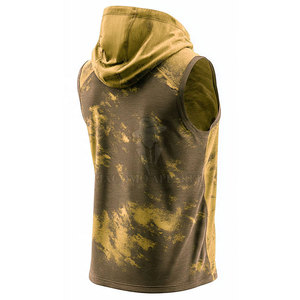 Outdoor Fitness Running <b>Men</b> <b>Sleeveless</b> Hoodie Cotton Blended Material With Hooded Style And Modern Look - Product Image 4