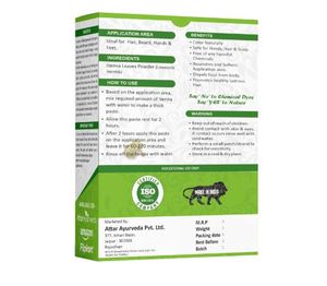 Henna natural en polvo Attar Ayurveda para el color y crecimiento del cabello (200 g) - Product Image 6