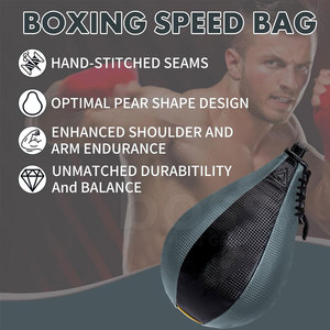 Ballon de vitesse premium conçu avec une forme équilibrée et une surface souple pour l'entraînement de la coordination œil-main. - Product Image 5