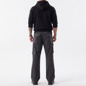 Men Windbreaker Cargo Pants Casual 100% Polyester <b>Light</b> Weight Full <b>Light</b> Drawstring Waist Straight Leg Cargo <b>Trouser</b> Men's - Product Image 2