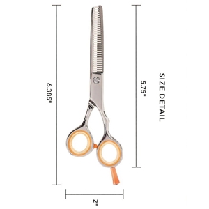 Ciseaux de coiffure pour animaux de compagnie en acier inoxydable pour salon de coiffure - Product Image 5