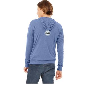 Sweat à capuche unisexe léger pour adulte avec fermeture éclair, en molleton épais, de Independent Trading Co - Product Image 3