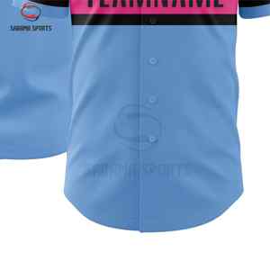 Maillots de baseball personnalisés respirants et de softball en gros avec sublimation, maillots de baseball vierges et t-shirts – Vente chaude - Product Image 3