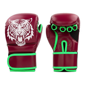 Nuevos Guantes de Boxeo MMA de Medio Dedo con Logotipo Personalizado, Guantes de MMA de Cuero Genuino Tailandés Personalizables - Product Image 1