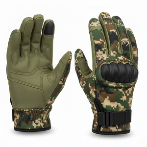 Gants de tir à l'arc confortables à doigts entiers pour hommes, de qualité supérieure, imperméables, isolés thermiquement, fabriqués au Pakistan - Product Image 1