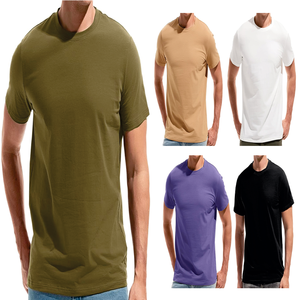 T-shirt léger à col rond en coton 100% de haute qualité, surdimensionné et écologique, avec tailles personnalisées - Product Image 1