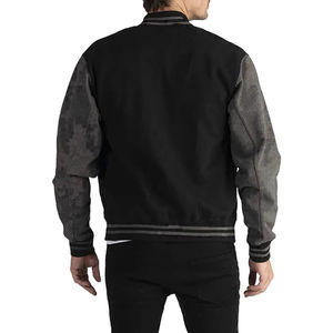 Veste varsity élégante pour homme, imprimée sur mesure avec un design tendance, taille confortable pour l'hiver, prix bas. - Product Image 5