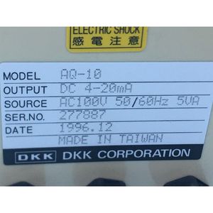 เครื่องวัดความต้านทานไฟฟ้า DKK Corporation AQ-10, จอแสดงผล - อุปกรณ์และอะไหล่เซมิคอนดักเตอร์ระดับโลกที่เชื่อถือได้ - Product Image 5
