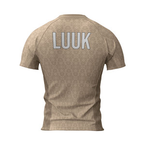 Camiseta Deportiva de Compresión Personalizada, Manga Corta, con Tejido Elástico en Cuatro Direcciones, Secado Rápido, para Entrenamiento - Product Image 3