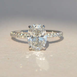 IGI/GIA Lab Grown Cut Diamond Vintage 14K Anillo de boda/compromiso amarillo Unisex Oro blanco fino para fiesta de aniversario-Worthy - Product Image 1