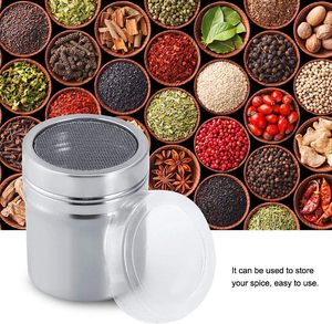 Wholesale Custom Logo Stainless Steel Dredges <b>Salt</b> Sugar Spice Pepper <b>Shaker</b> Kitchen Tool Supplies Metal Material - Product Image 1