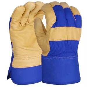 Guantes de Trabajo de Alta Resistencia en Oferta, Cuero de Grano de Cabra, Resistentes al Calor y a las Chispas, Protección para las Manos - Product Image 4