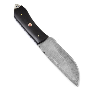 Cuchillo de caza de acero al carbono al por mayor con empuñaduras de Pakkawood, equipo de camping, artículos de caza, cuchillos de bajo precio - Product Image 1