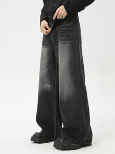 Pantalon Premium Homme Duiem Lavé à Imprimé Signature, Tendance Urbaine Personnalisée - Product Image 6
