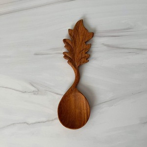 Cuillère en bois sculptée de style américain, fabriquée à la main au Vietnam, ustensile naturel durable pour les commandes en gros et les détaillants, en stock - Product Image 4
