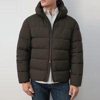 Veste d'hiver matelassée unie pour homme, style doudoune, haute qualité, grande taille, pour l'extérieur, vente en gros
