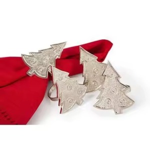 Anneau de serviette élégant en métal pour table de salle à manger, idéal pour la décoration d'événements, les réceptions de mariage et les banquets - Product Image 5