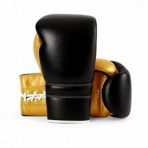 Guantes de Boxeo de Encaje de Alta Calidad en Oferta, con Logotipo Personalizado, de Cuero Vacuno, para Adultos, para Entrenamiento y Competencia - Product Image 1