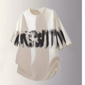 Ensemble T-shirt à manches courtes en soie glacée pour homme, coupe ample, séchage rapide, style décontracté, respirant, grandes tailles, collection été 2026 - Product Image 2