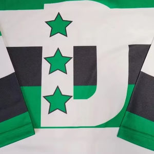 Camiseta de Hockey sobre Hielo Vintage Personalizable al por Mayor, Impresión por Sublimación Completa, Transpirable, 100% Poliéster, Crea Tu Propio Equipo - Product Image 6