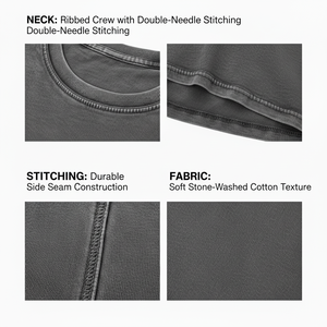 Men's Custom Printed Polyester Cotton Breathable Short Sleeve O-Neck Casual Loose Fit T-shirt Professional Manufacturer OEM ODM - Product Image 6