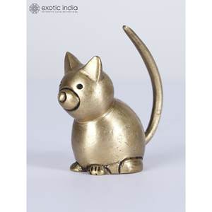 ตุ๊กตาแมวน่ารักขนาดเล็กทำมือ2นิ้วสำหรับตกแต่งโต๊ะของขวัญและของตกแต่งบ้านผลิตในอินเดีย - Product Image 3