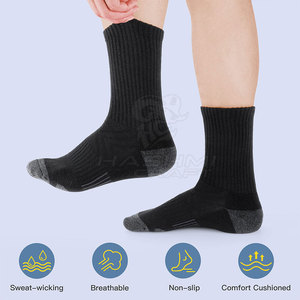 Calcetines deportivos con logotipo personalizado, material elástico cómodo, adecuados para deportes de equipo, gimnasio y uso atlético diario. - Product Image 2