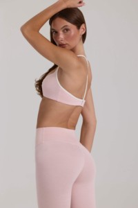 Soft Active Reversible High Support Sports Bra with Mesh Solid/Print <b>Design</b> for Yoga - Product Image 5