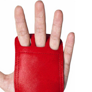 Poignées de gymnastique en cuir de vachette souple antidérapantes avec support de poignet pour l'haltérophilie, la force athlétique et les tractions - Product Image 3