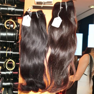 Extensiones de Cabello Indio Remy Virgen de Lujo con Doble Trama, Cabello Crudo de Donante Único para Cabeza Completa, Grado 12A, Suave y Brillante, Personalizable - Product Image 3