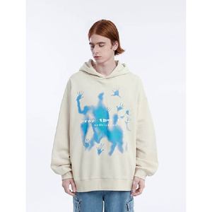 Sudadera con Capucha Oversize Personalizada con Estampado Gráfico para Hombre y Mujer, Unisex, Hombros Caídos, Forro Polar Grueso, Estilo Urbano, con Bolsillo - Product Image 6