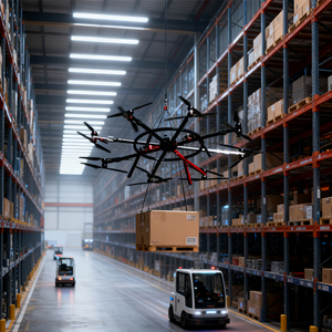 Dron GT300 de Larga Duración con Capacidad de Carga de 300 kg, Vuelo de ≥60 min, Alcance de 50 km, Precisión de Vuelo Estacionario de 0.1 m, Resistencia al Viento de ≥Nivel 6 - Product Image 4