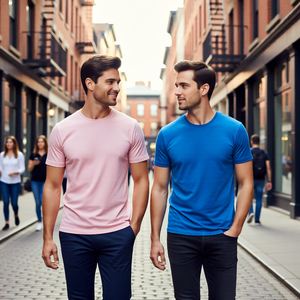 Camiseta Casual Premium para Hombre, 100% Algodón, 210 g/m², Cuello Redondo, Estampado, de Alta Calidad, Ecológica, de Secado Rápido y Transpirable, para Verano - Product Image 3