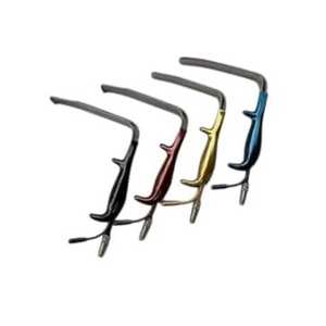 Écarteur mammaire Ferreira avec fibre optique et tube d'aspiration, ensemble de 4 instruments chirurgicaux pour la chirurgie esthétique - Product Image 1