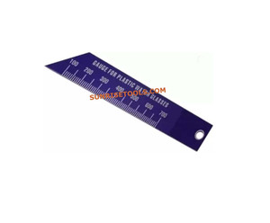 Stainless Steel Gauge for <b>Plastic</b> Watch <b>Glasses</b> Irregular Shape Measuring Tool-SUNTOOLS/STIPL Model 409A for Jewelry Making - Product Image 2