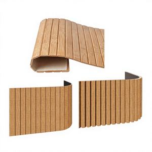 Panneaux muraux en bois rainuré du Vietnam, revêtement acoustique intérieur en bois massif, fournisseur pour entrepreneurs en aménagement intérieur - Product Image 1