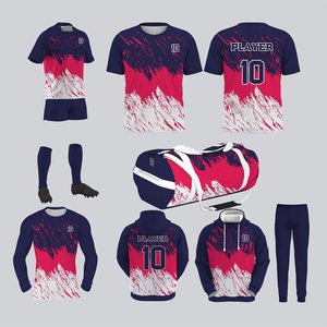 Ensemble de maillot de rugby pour hommes, impression sublimée, polyester, séchage rapide, uniforme avec capuche, pantalon, sac, design joueur 10, toutes saisons - Product Image 1